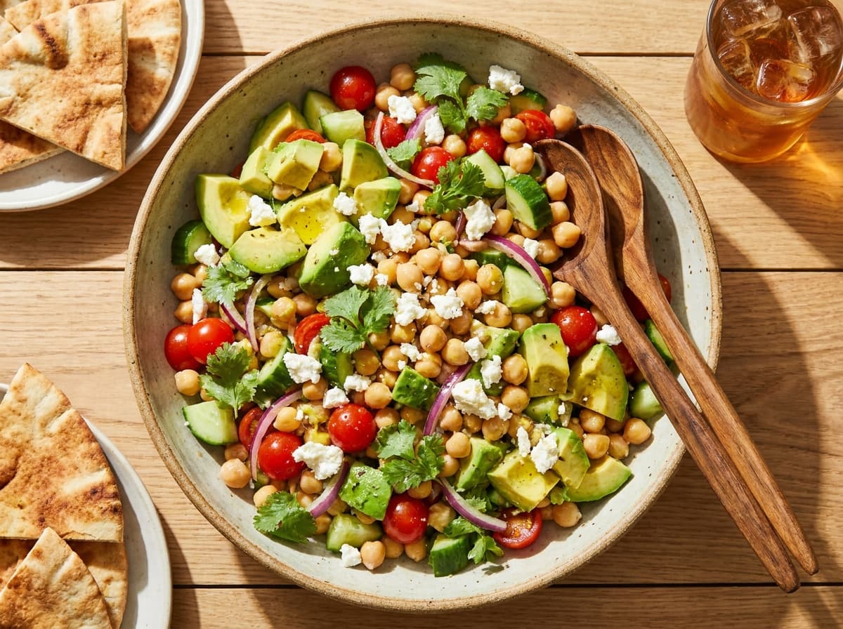 Avocado Chickpea Salad recipe