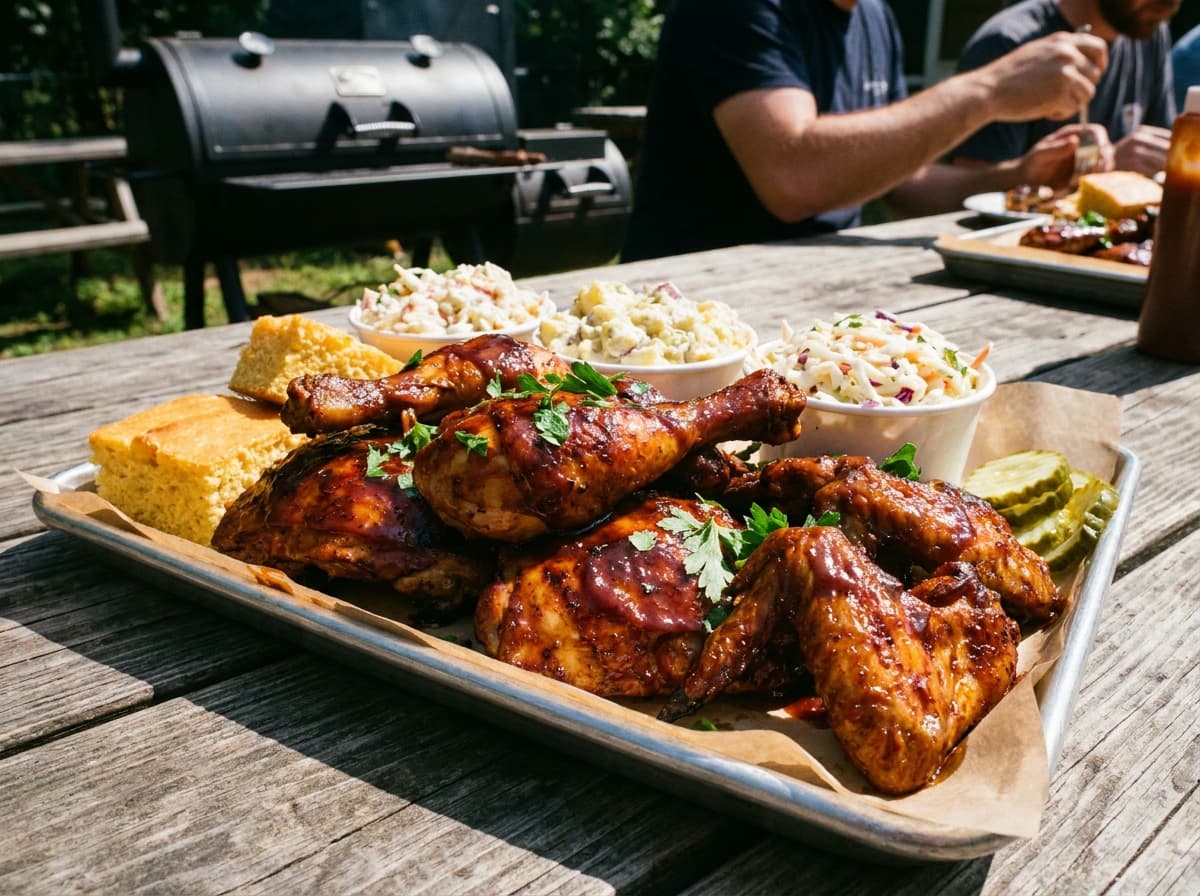 BBQ Chicken Platter recipe