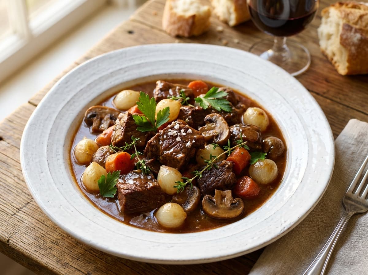 Beef Bourguignon recipe