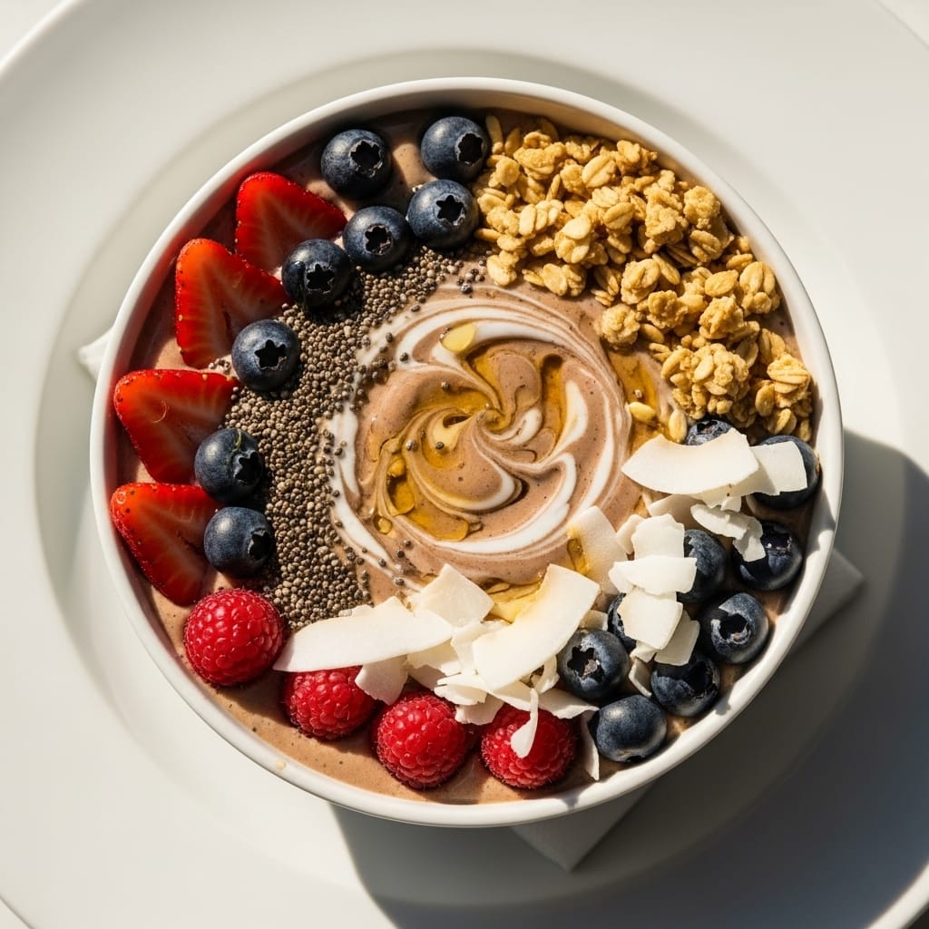Breakfast Smoothie Bowl recipe presentation