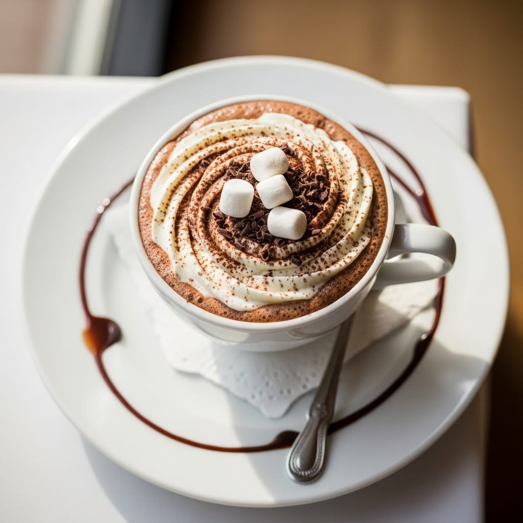 Classic Hot Chocolate recipe presentation
