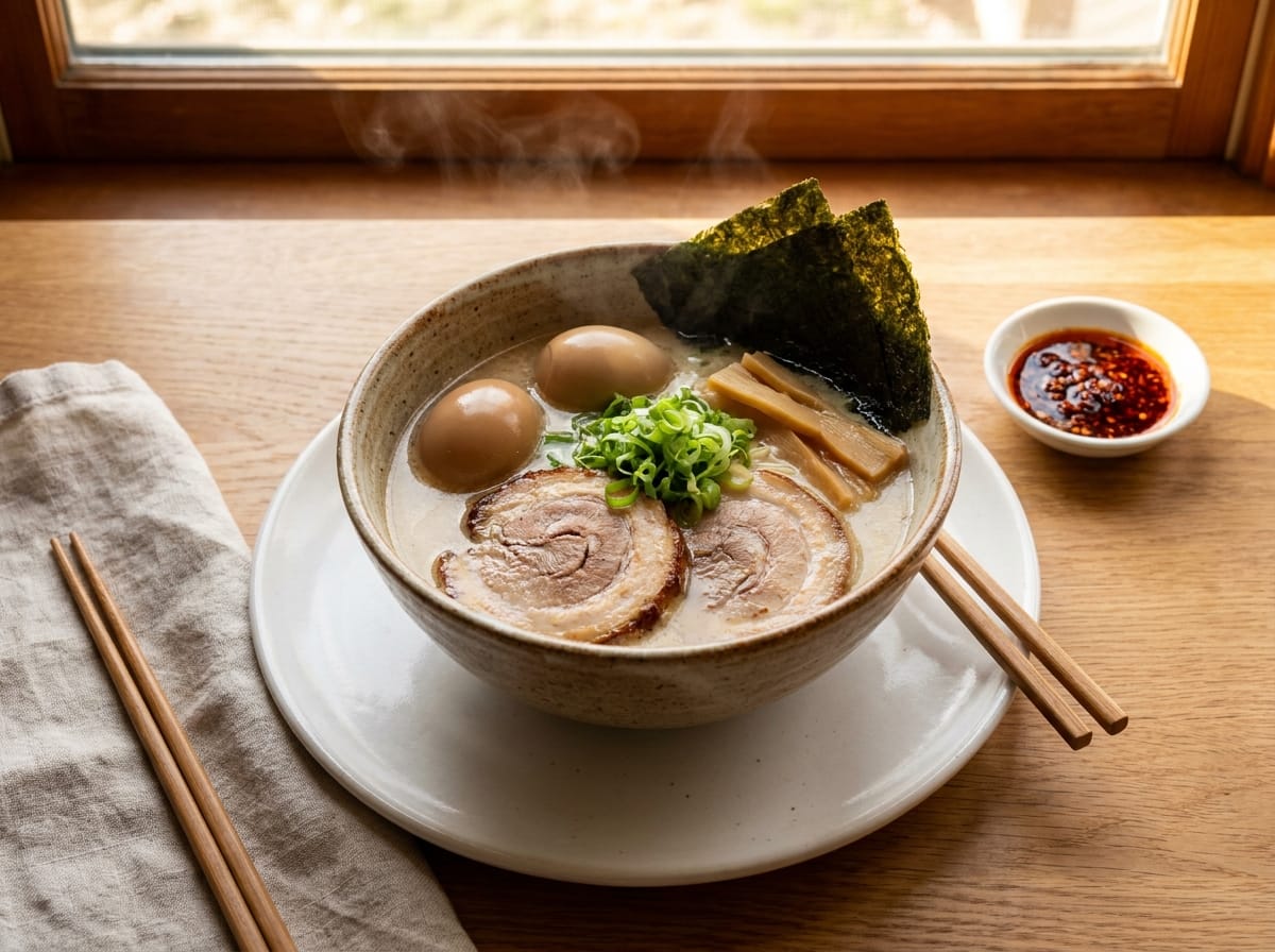 Classic Ramen recipe presentation