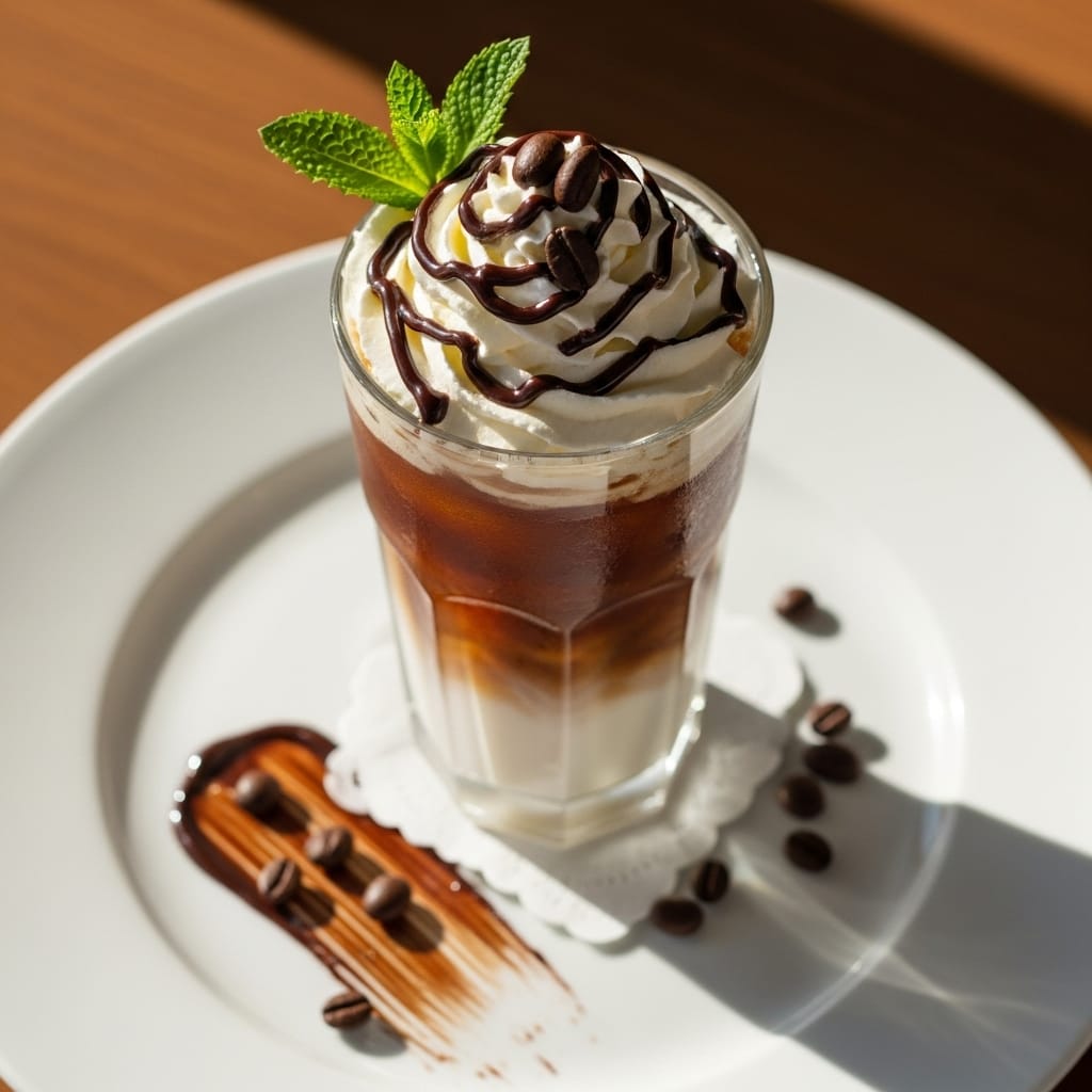 Cold Coffee recipe presentation
