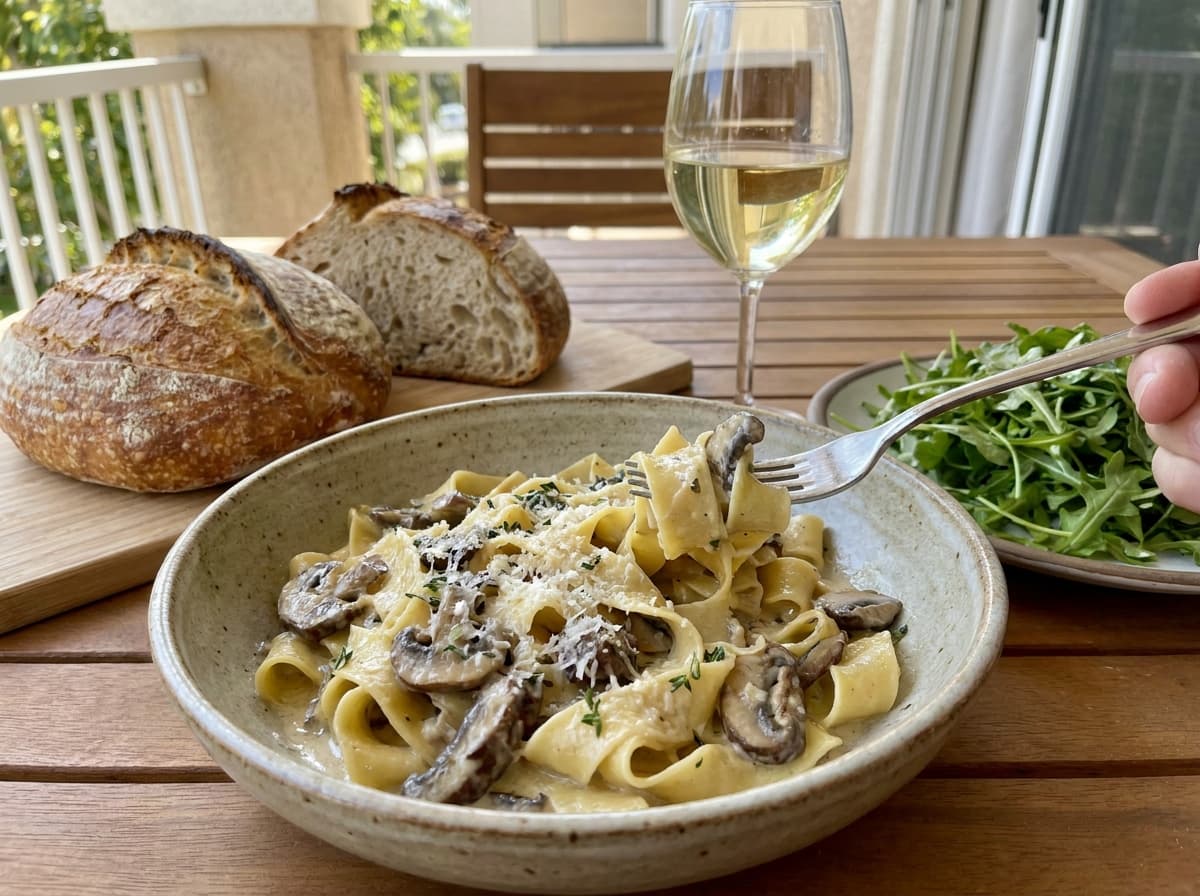 Creamy Pasta Lunch recipe