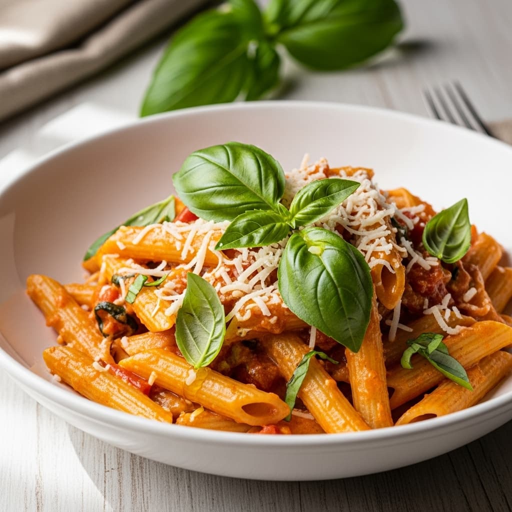 Creamy Tomato Basil Pasta recipe