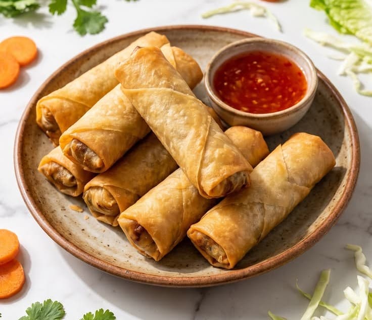 Crispy Vegetable Spring Rolls recipe