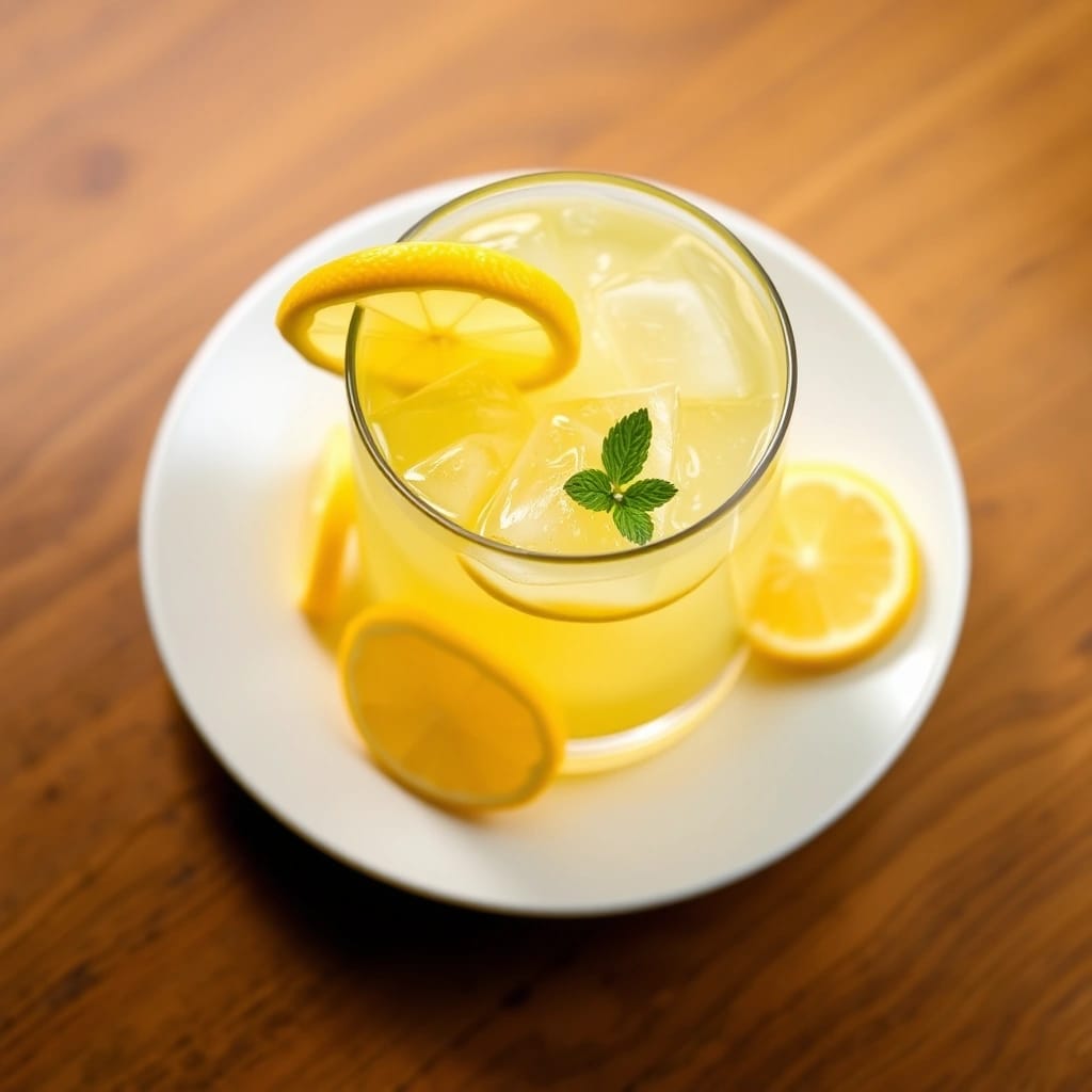 Fresh Lemonade recipe presentation