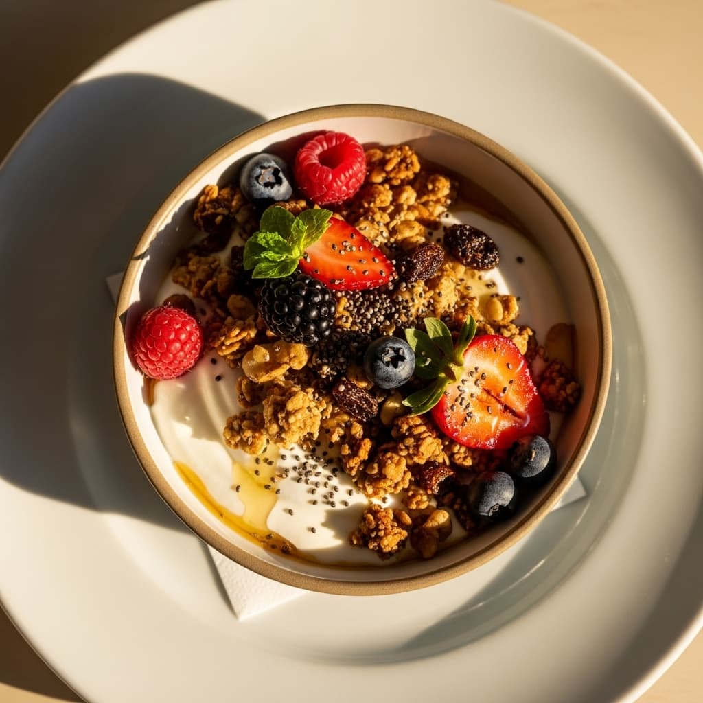 Granola with Yogurt recipe