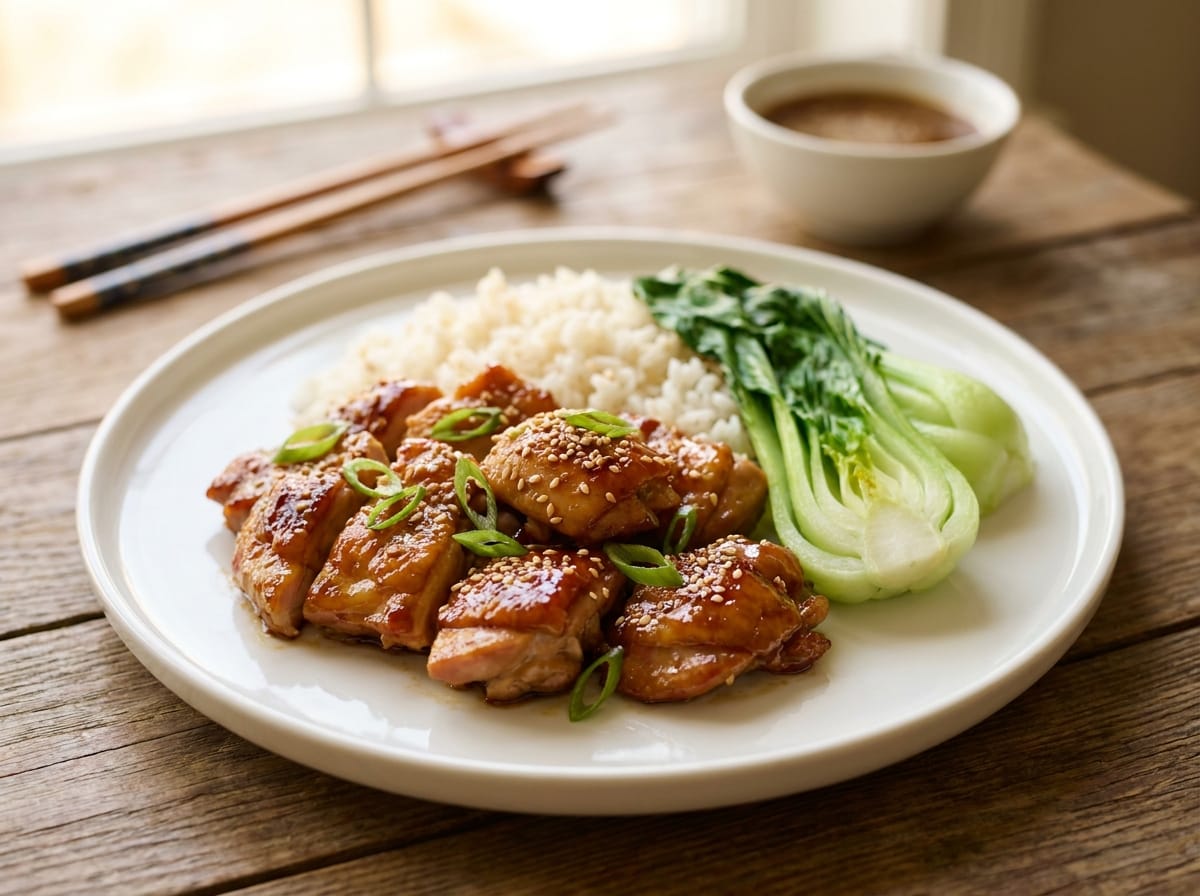 Japanese Chicken Teriyaki recipe presentation