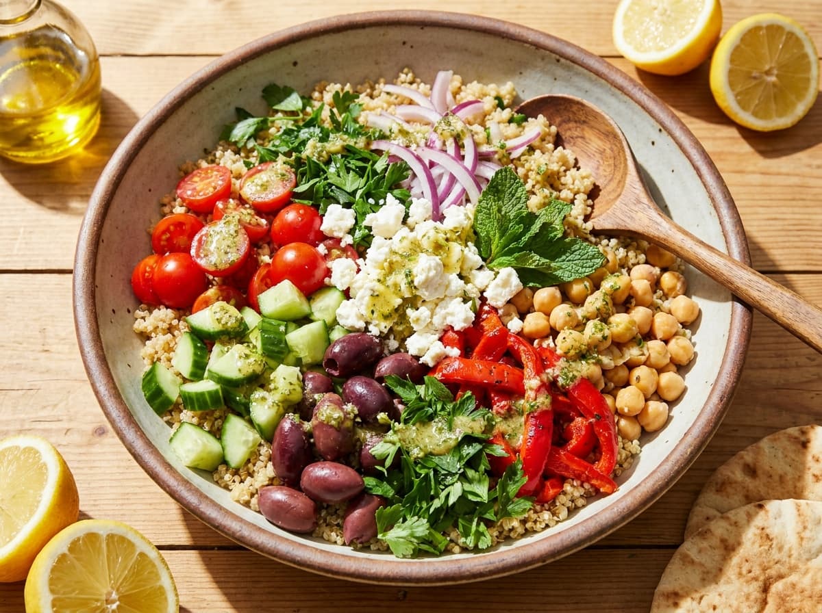 Mediterranean Quinoa Salad recipe